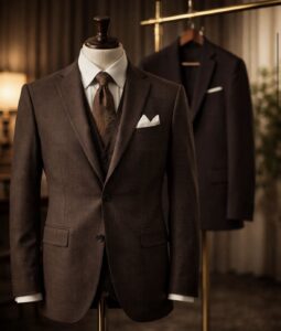 ブラウンスーツ　メンズ　渋谷　新宿　スーツレンタル