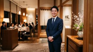 渋谷・新宿でスーツレンタルを探す方向けの高級感ある男性スーツビジュアルイメージ